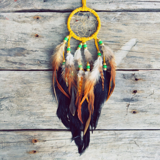 Indigenous dreamcatchers symbol of spiritual protection and harmony