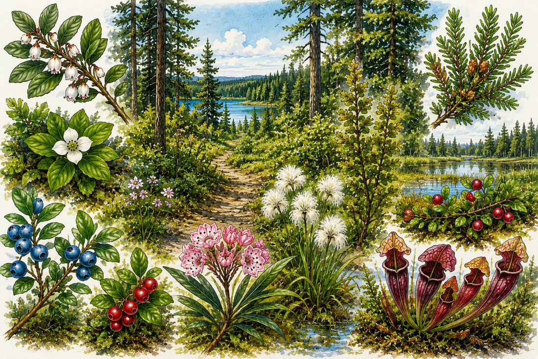 10 plantes sauvages que l'on rencontre lors d'une randonnée dans la forêt boréale