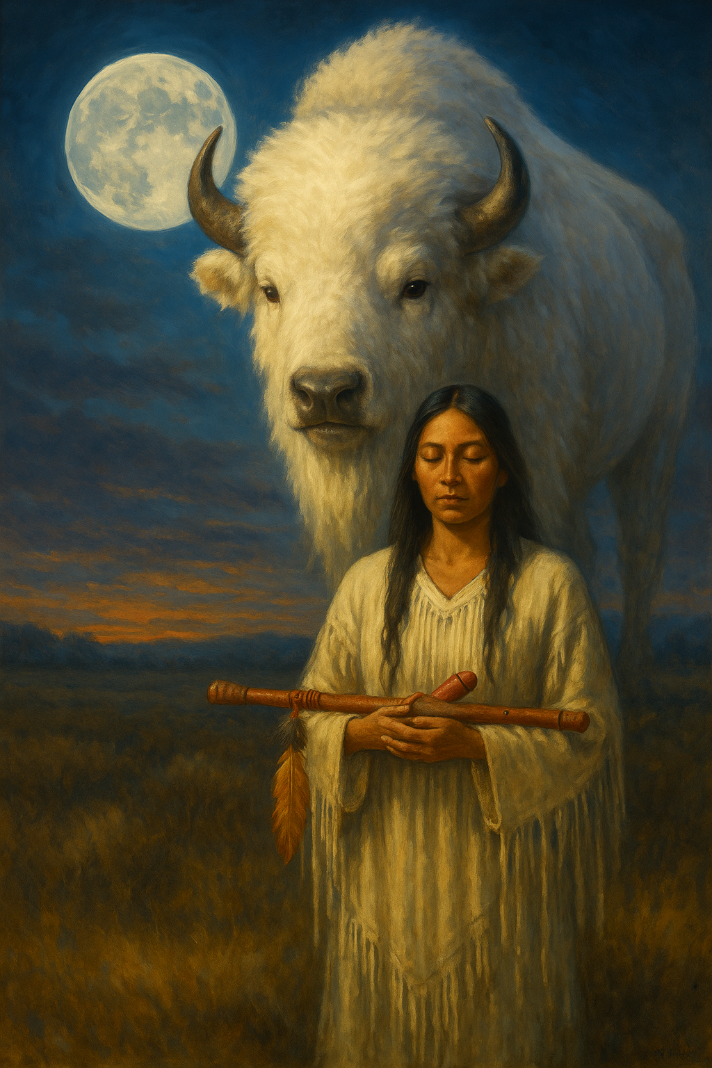 White Buffalo Calf Woman : la femme sacrée qui apporta les enseignements