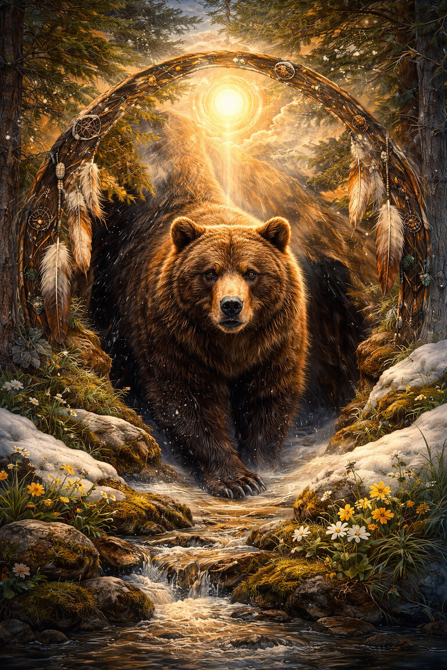 The Bear Emerging from Hibernation: Spiritual Meaning and Symbol of Renewal