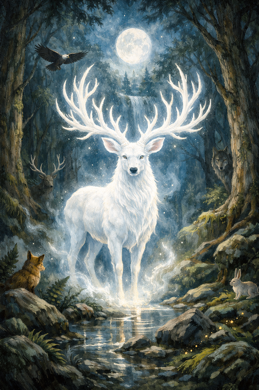 La Légende du Cerf Blanc — Gardien des passages invisibles