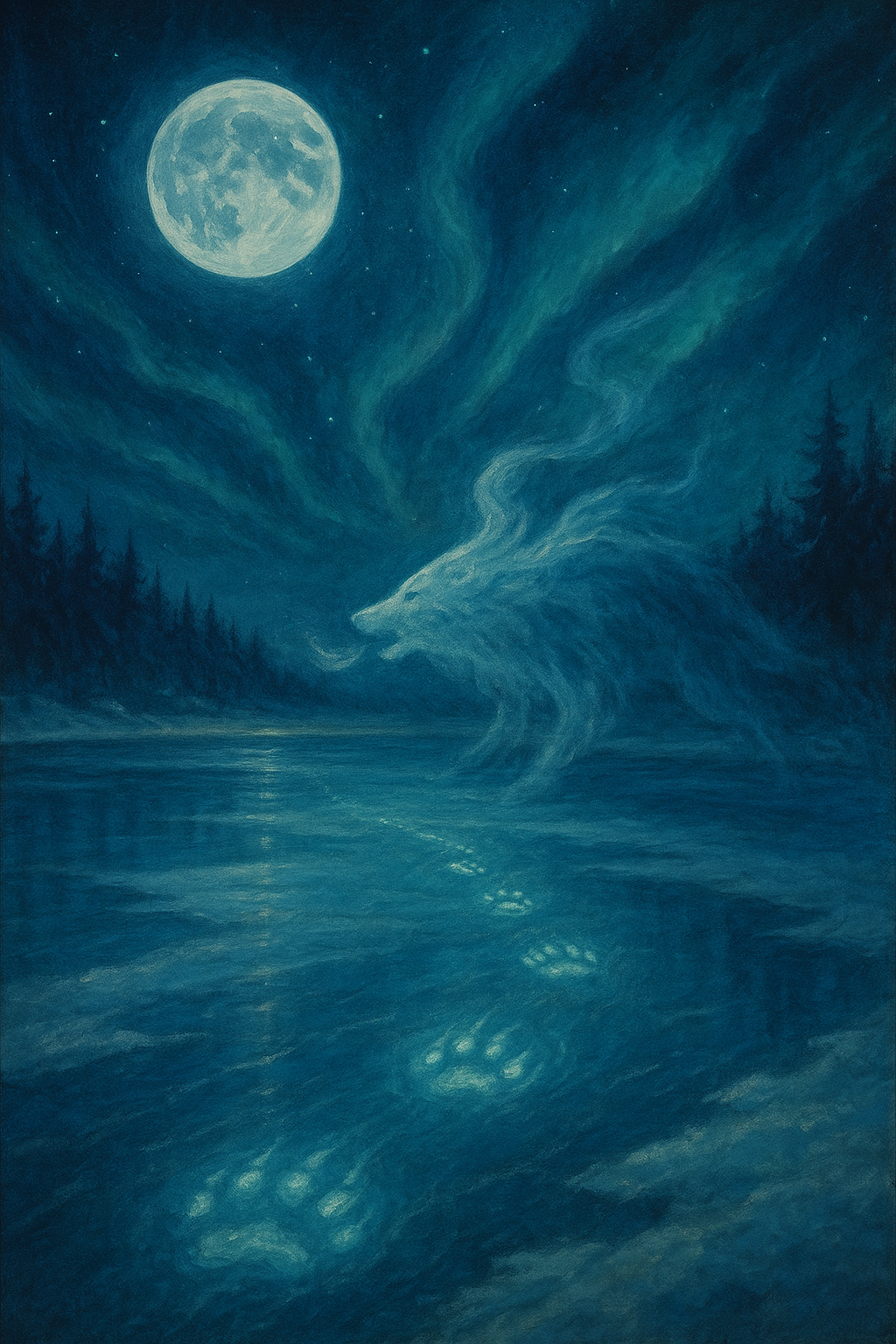 Ils ont entendu un hurlement au sommet du lac… mais ce n’était pas un loup