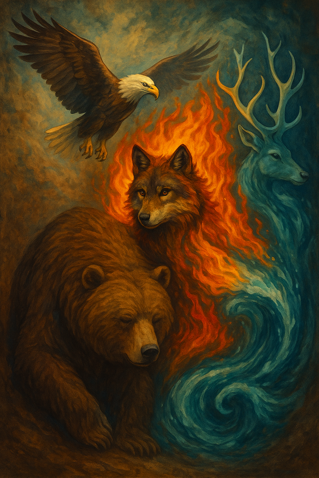 La légende des Gardiens des Quatre Éléments