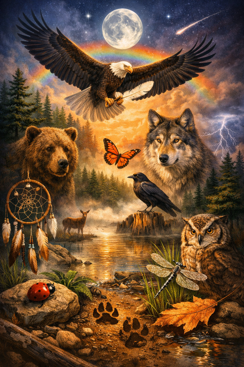 Les signes spirituels dans la nature et leur signification dans les cultures autochtones