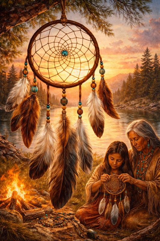 L'Histoire des capteurs de rêves autochtones : Origines et évolution à travers les âges