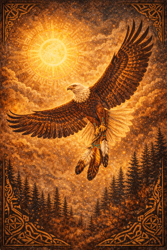 Le Messager des prières : la légende sacrée de l’aigle autochtone