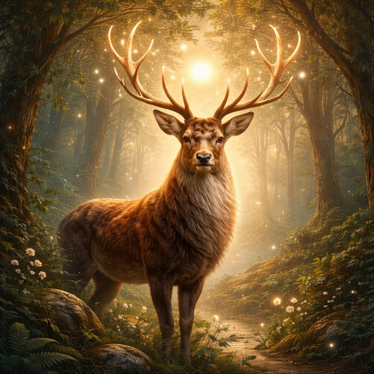 Animal totem cerf : marcher avec douceur, écouter le cœur et incarner la force tranquille