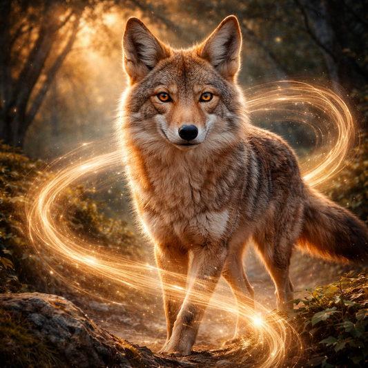 Instinct du coyote représentant débrouillardise transformation apprentissage et sens de l’opportunité