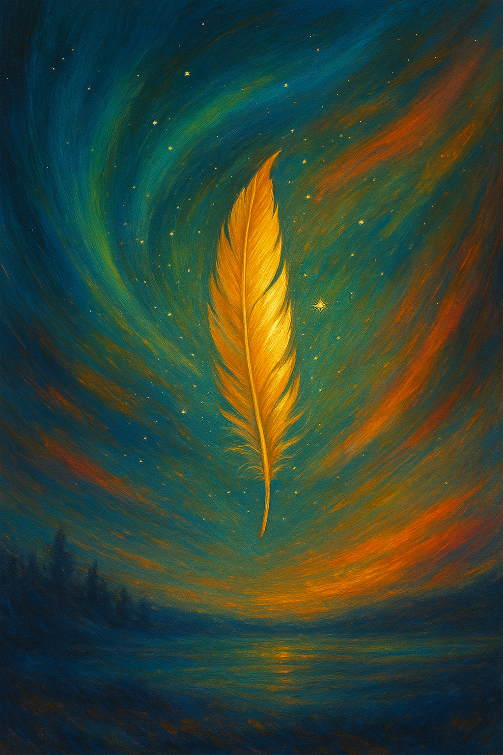 Une plume est tombée du ciel. Et tout a changé.