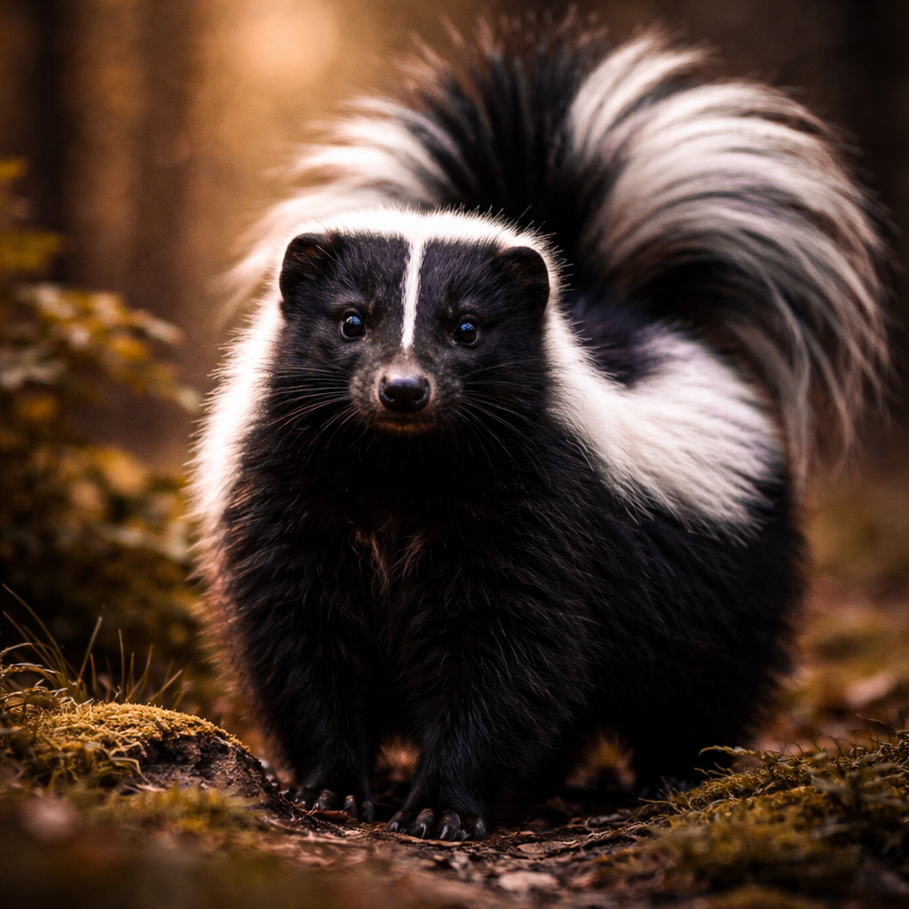 Animal totem moufette : respect des limites, assurance et pouvoir tranquille