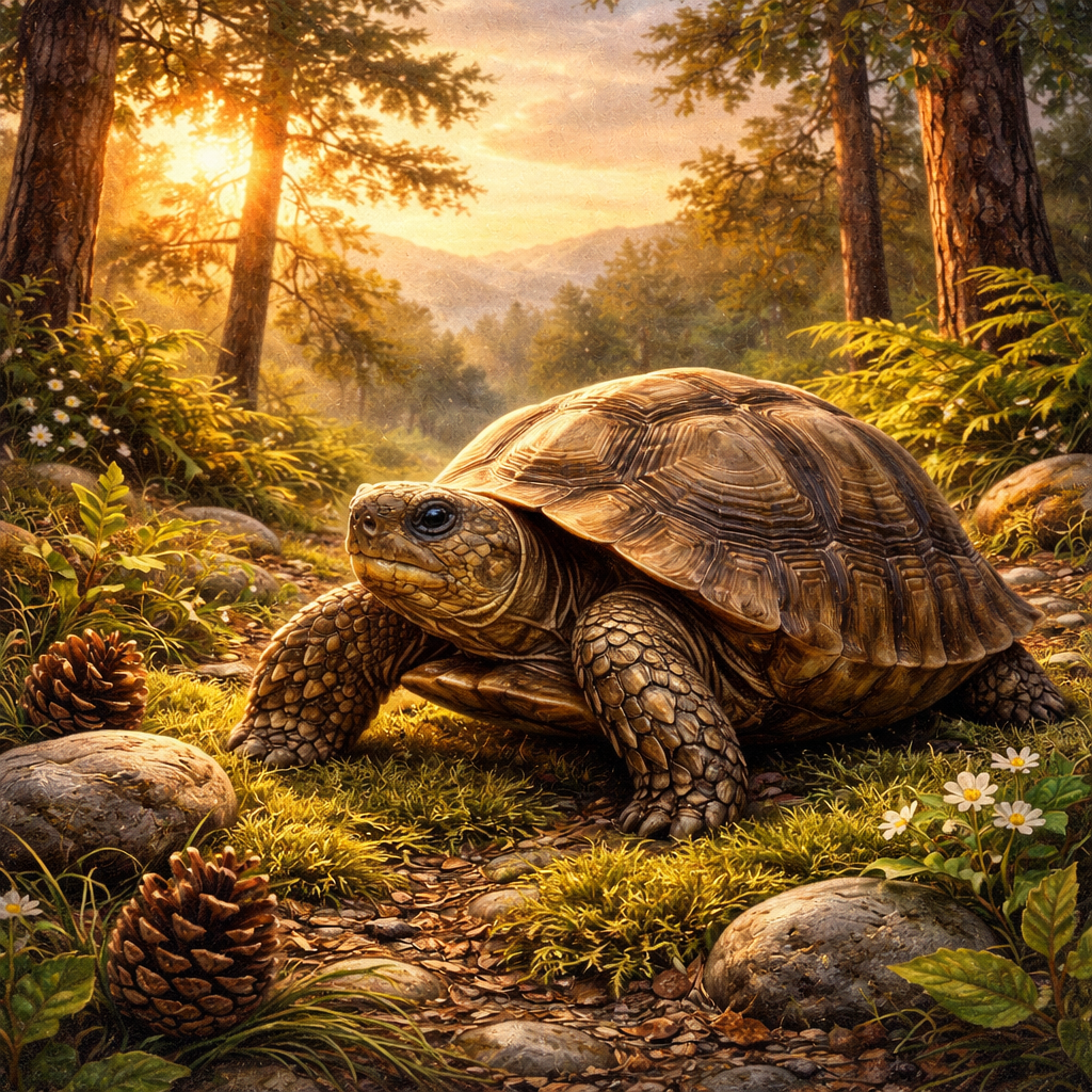 Carapace de la tortue représentant protection lenteur consciente enracinement et équilibre intérieur