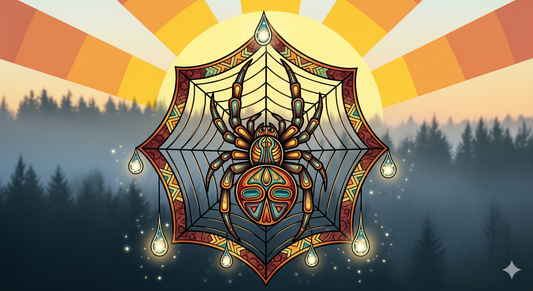 La légende de l'araignée tisseuse de patience et le premier sentier