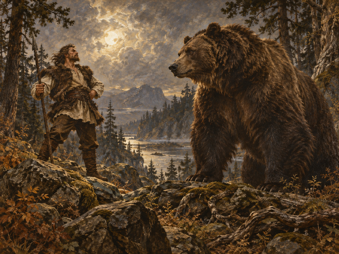L'homme combat l'ours - Une légende ilnue sur le respect