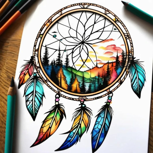 Où-placer-un-capteur-de-rêve-pour-une-protection-optimale Artisanat Autochtone