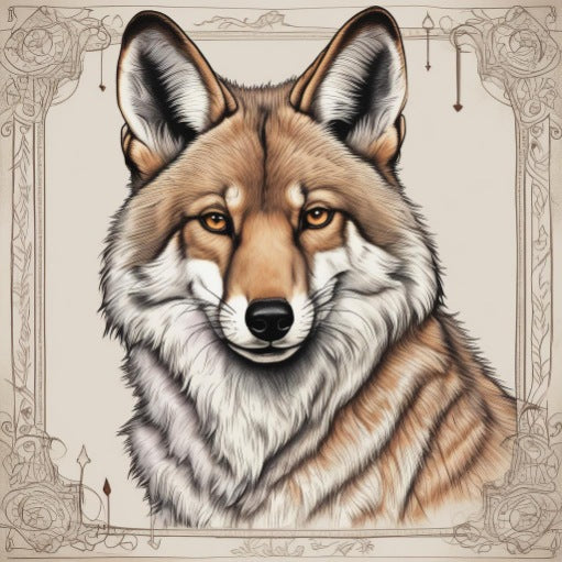 La-légende-de-l-Ours-et-du-Loup-L-origine-de-la-compagnie-des-deux-animaux Artisanat Autochtone