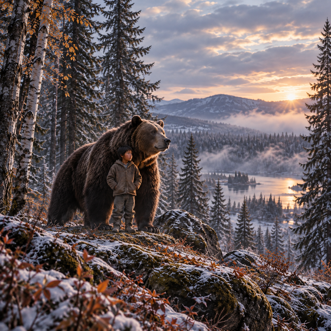 L'ours et le garçon - Une légende ilnu de Mashteuiatsh