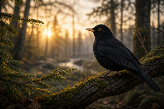 Signification du merle noir : message spirituel selon les cultures autochtones