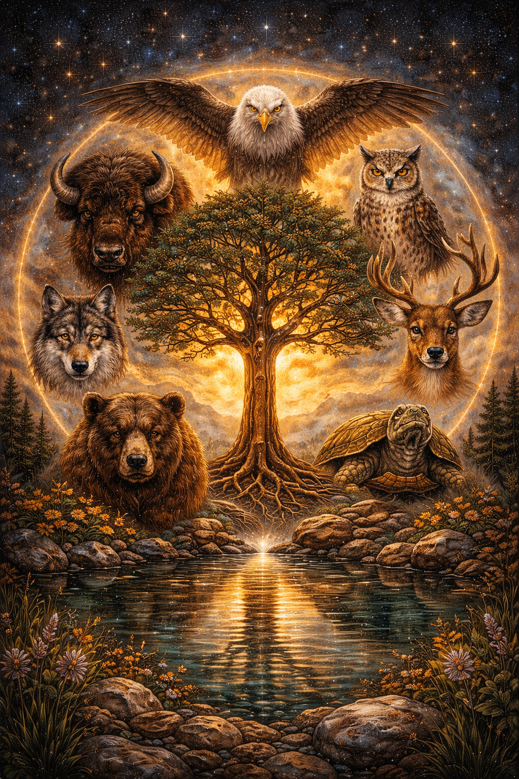 Les Sept Enseignements Sacrés : les valeurs fondamentales transmises par les animaux