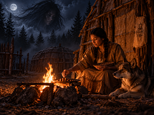 La Tête volante - La terrifiante légende haudenosaunee du Flying Head
