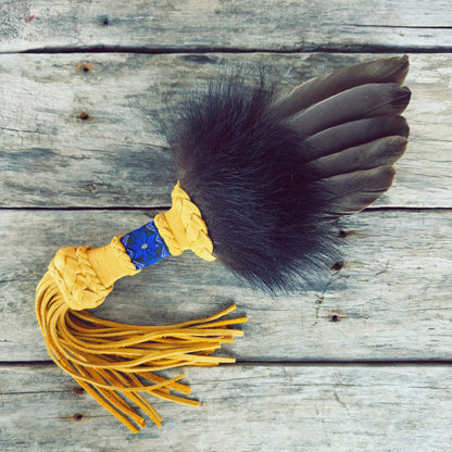 Moose leather and beaver fur Smudgefan – deep anchoring