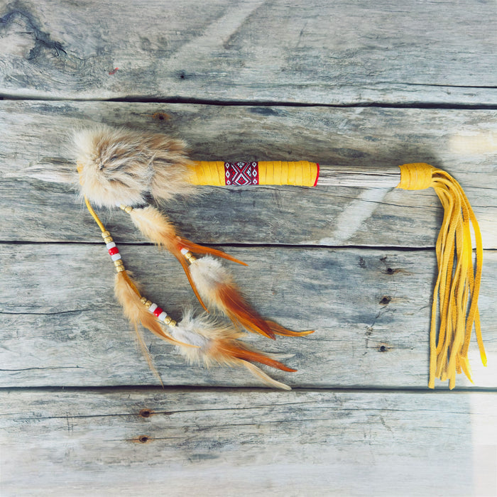 Indigenous talking stick – true speech and peaceful exchanges