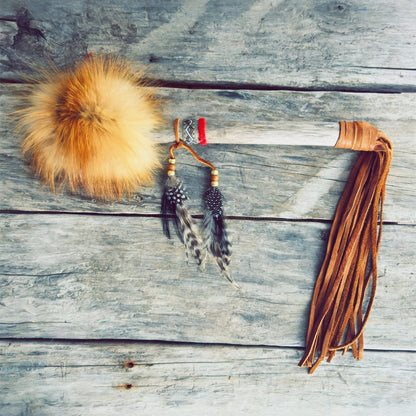 Authentic Indigenous talking piece crafted for meaningful dialogue