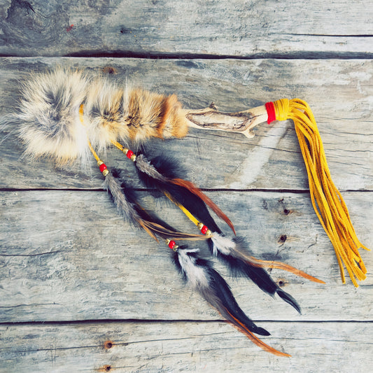 Bâtons de parole autochtones – modèle coyote