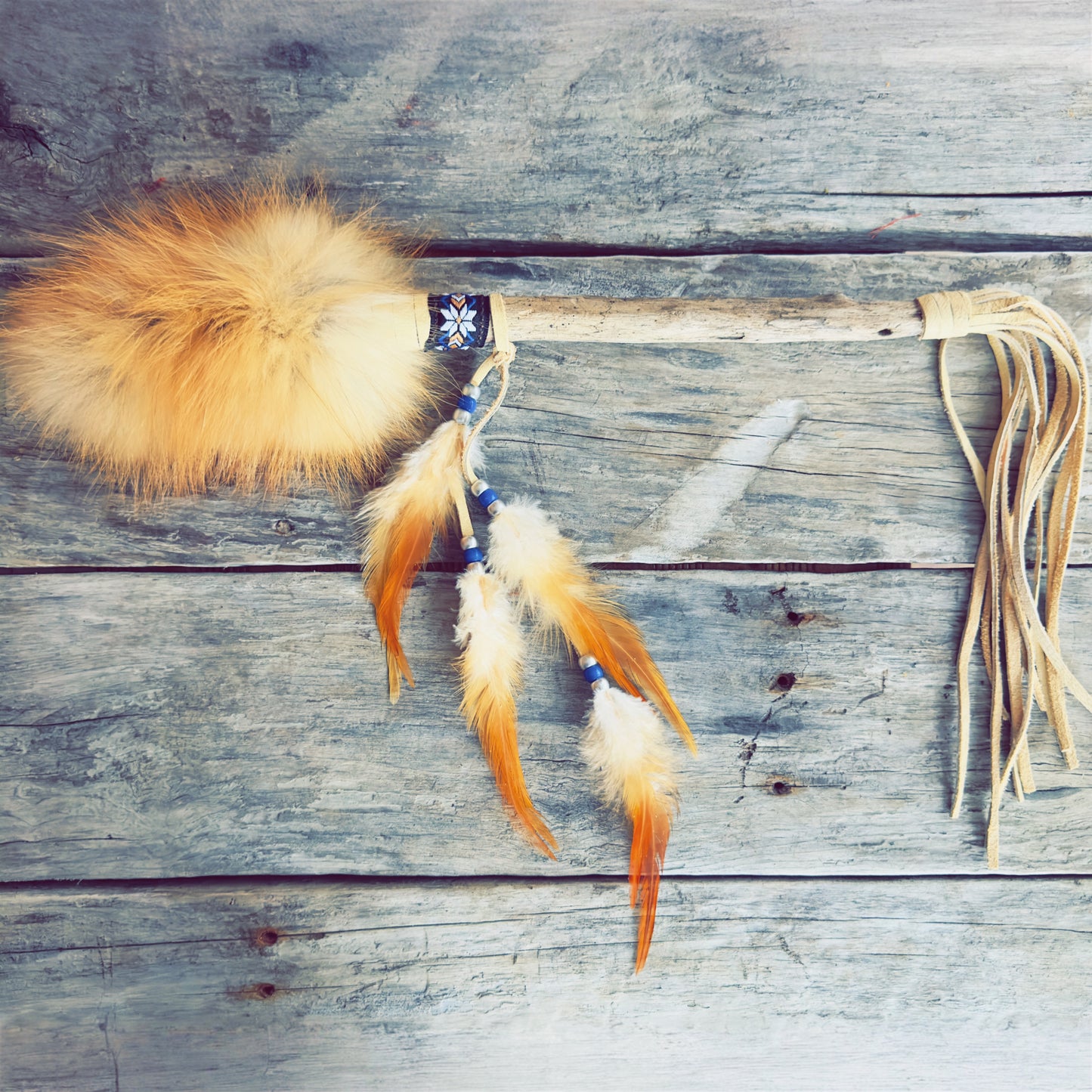 Indigenous talking stick symbol of respect, listening, and shared wisdom