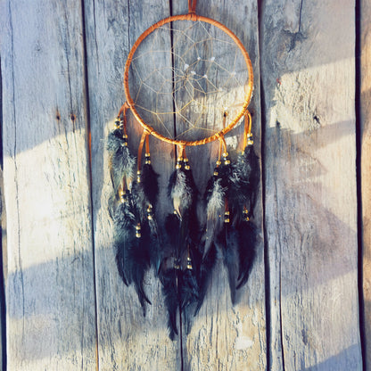 Luxury handmade dreamcatcher crafted with natural materials