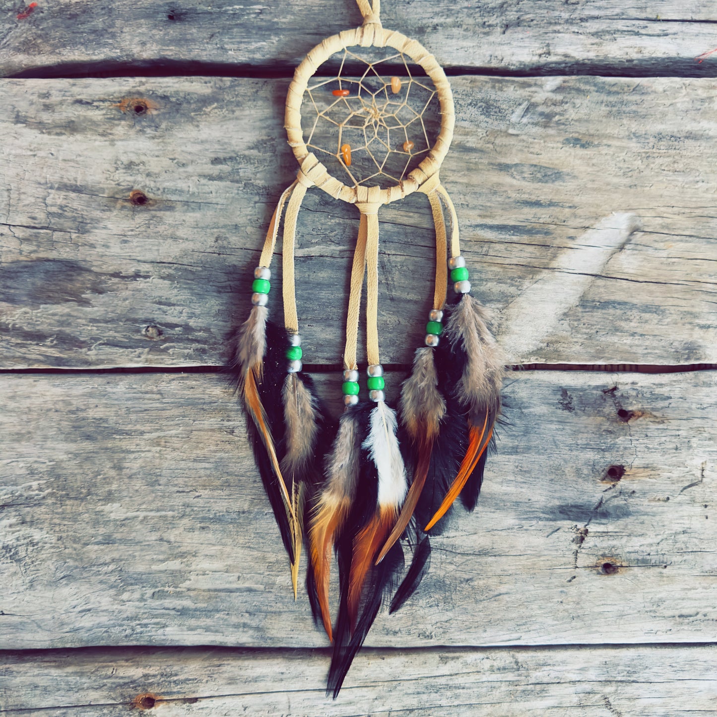 Sacred Indigenous dreamcatcher handmade wall decor for peaceful sleep
