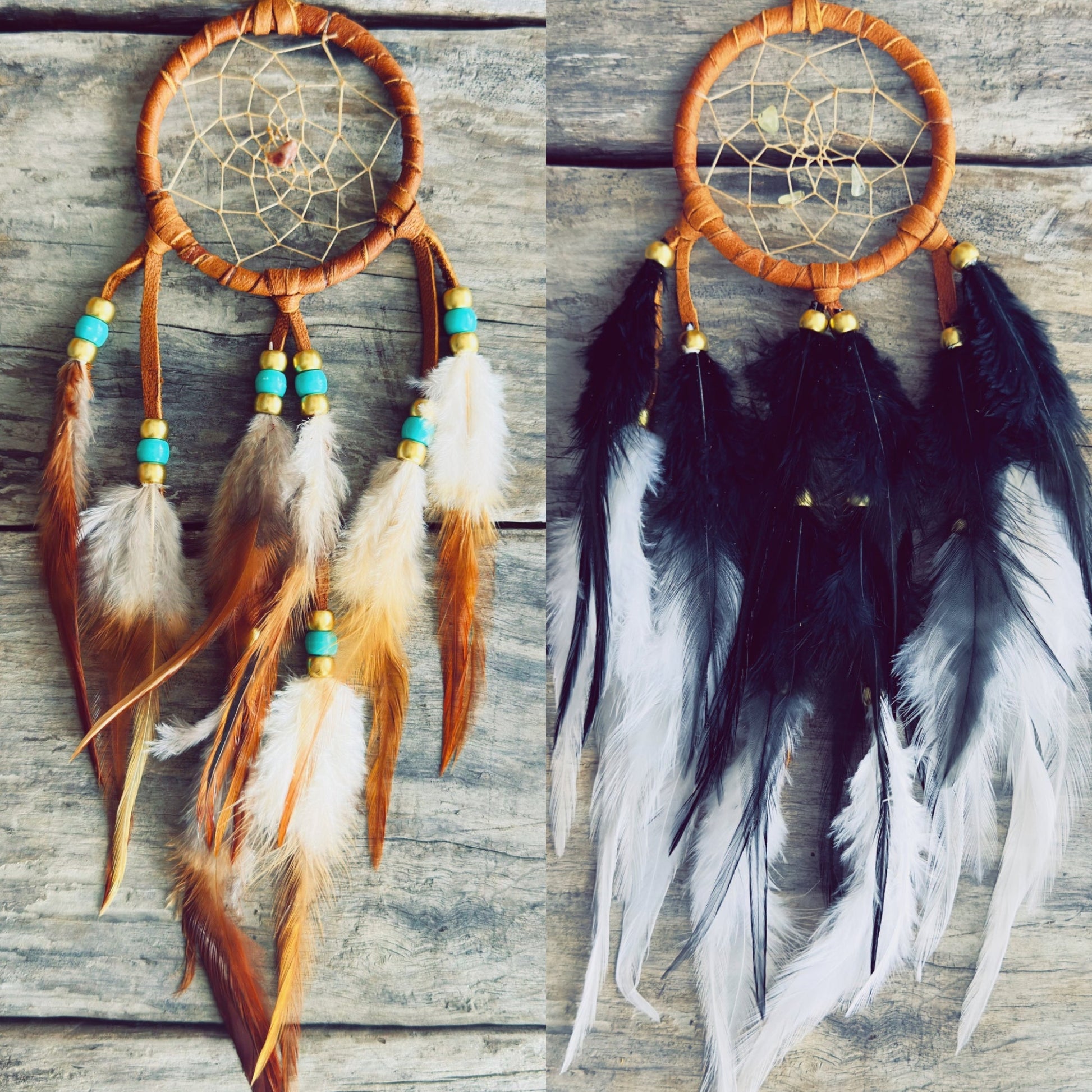 Spiritual Indigenous dreamcatchers created for protection and balance