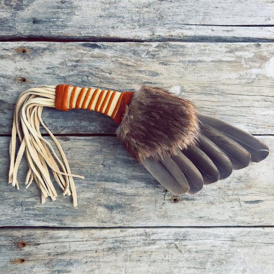 smudgefan-castor-animal-totem-purification-spirituelle-autochtone